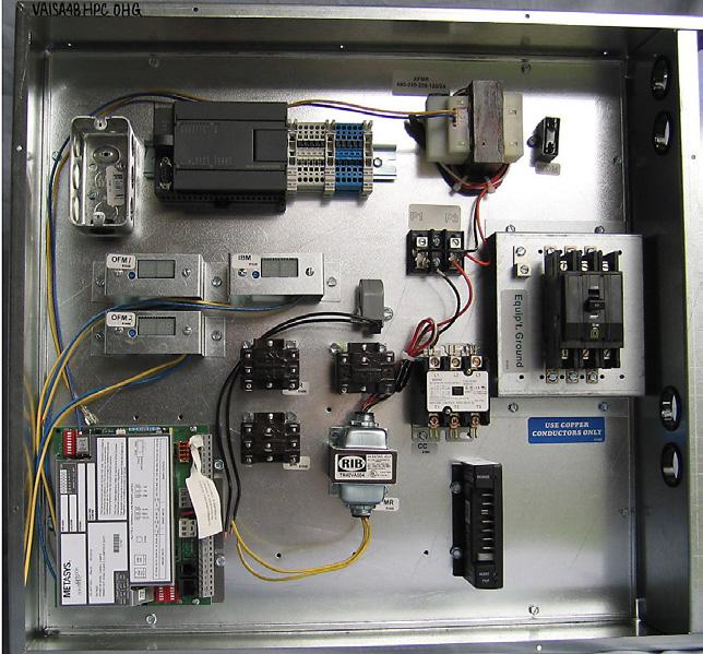 ELECTRICAL CONTROL BOX PLC UNIT DISCONNECT Figure 6.