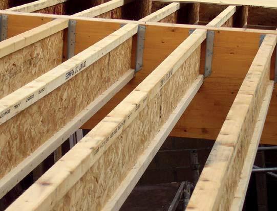 Source: Crendon Timber Engineering) I beams The web of these beams is usually OSB (Oriented Strand Board.