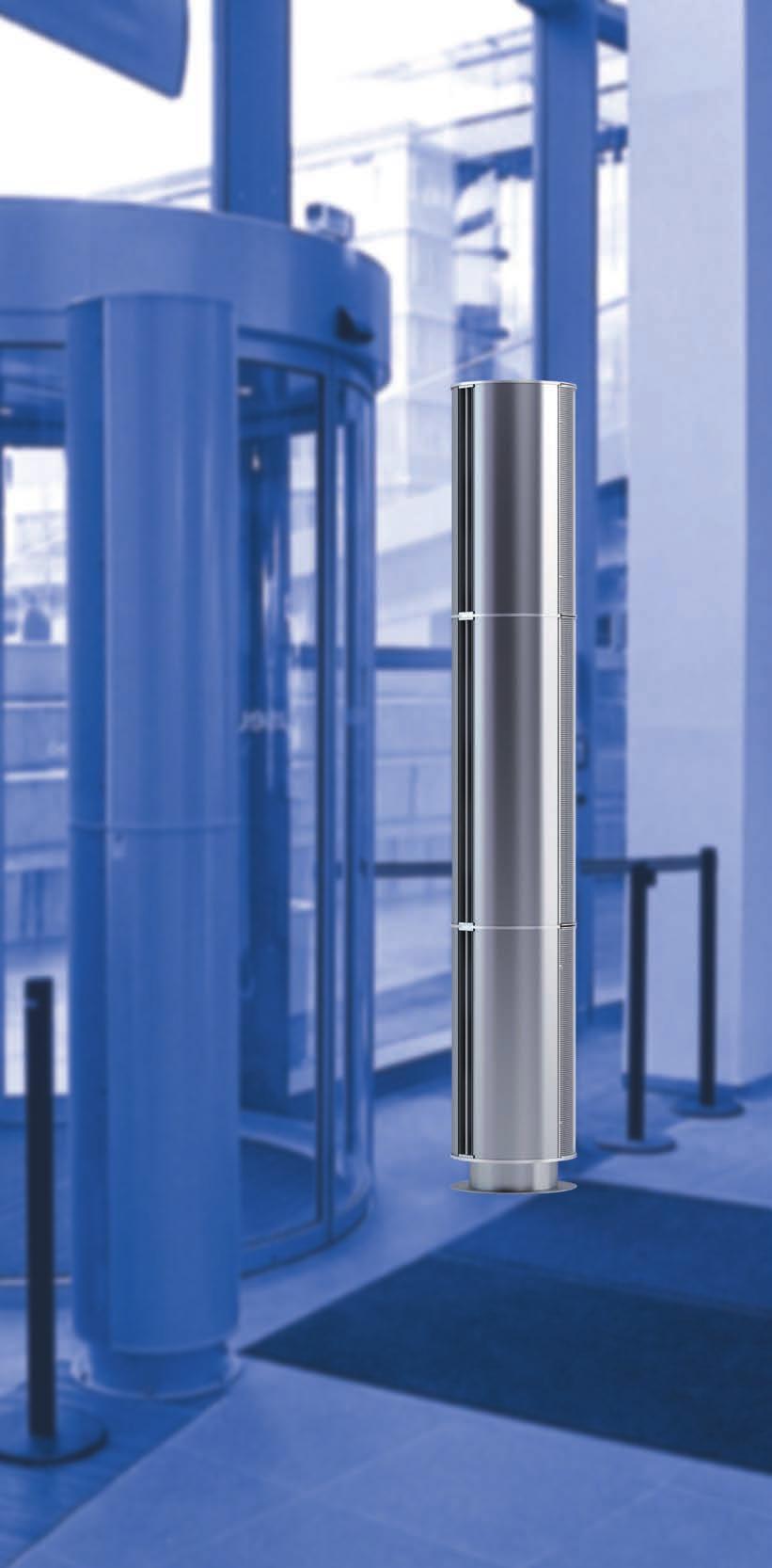 TTL-TWISTO Door air curtain - against cold and draft with proven technology TTL-TWISTO the energy saving air curtain for open doors and passages.