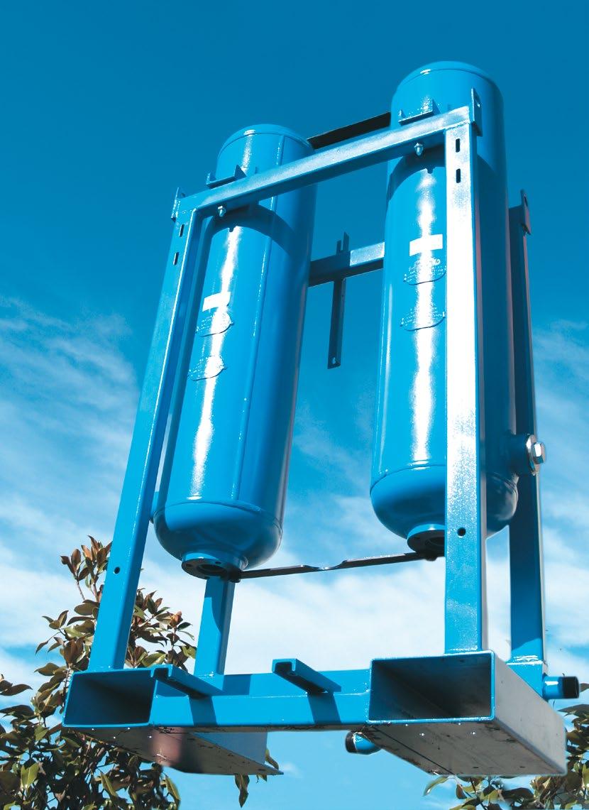 AIR TREATMENT dryers Vessels for dryers are used in adsorption drying systems.