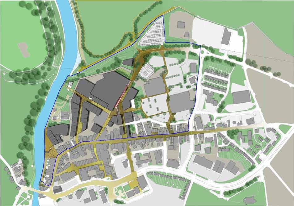 the and Carey Park Image Key Barons Quay Existing Proposed Carey Park, Northwich Woodlands Enhancing town centre gateways at key nodes that will provide legibility and structure to the town centre