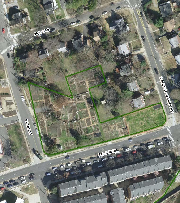 SITES THAT MEET CRITERIA FROM PART II & III EXAMPLE: LANG STREET COMMUNITY GARDEN EXPANSION (ACQUIRED IN FY2015/2016) Part II: The site shares its perimeter with an existing public space and is