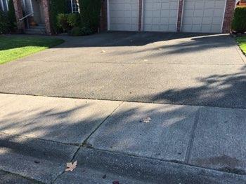 Driveway and Walkway Condition Gutter removed Concrete sidewalks and driveways appeared in good