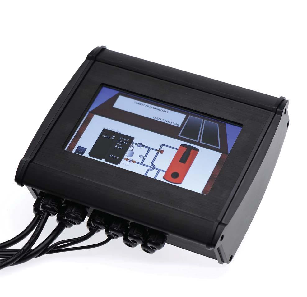 VERSION 10 TOUCH SCREEN CONTROLLER The large full colour touch screen enables the home