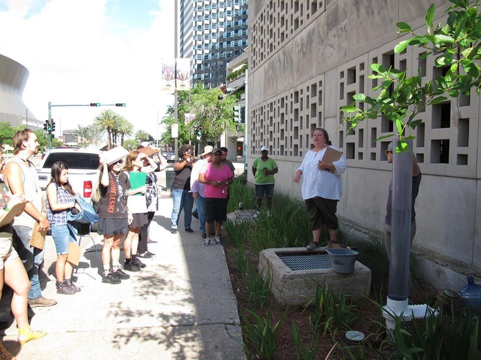 Water Wise Treme Champions: Green Infrastructure Tour Held on April 22, 2017 Participants hopped on a