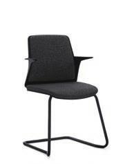 Whether as a mesh back version, or the Chillback chair, the shape of the back follows the body contours of the user.