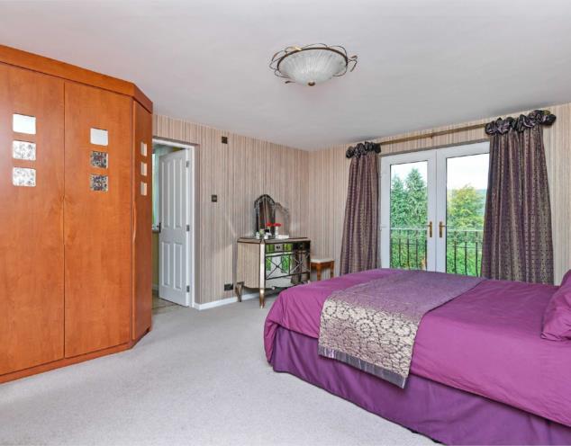 BEDROOM ONE 17' X 12'4'' (518m X 376m ) A generous double room situated to the rear of the property and having PVCu double glazed French doors with a juliette balcony taking full advantage of a