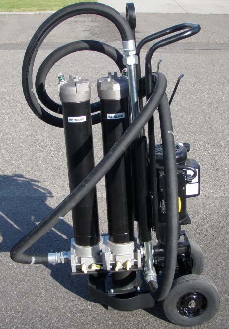 Ten foot hose and extension tubes included Base ported filter provides easy element