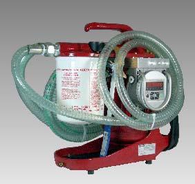 OF7 Series Hand Held Units with Integrated CS1000 Base model features: Flow rate: 2.5 gpm Viscosity range: 25 900 SUS Power rating: 120V, 230V, 12VDC, 24VDC Suction hose: 2.3m; Pressure hose: 2.