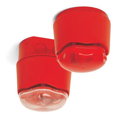Manufactured in flame retardant polymer, the units are available in a choice of base colours and up to 5 different lens colours, making it suitable for a range of fire and security dual notification