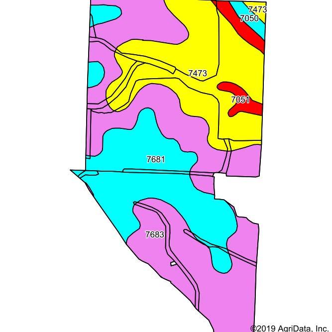 Soil Map Tracts 1 & 2 246 Acres +/- Soils Map State: Kansas County: Brown Location: 28-2S-15E Township: Walnut Acres: 243.7 Date: 1/18/2019 Soils data provided by USDA and NRCS.