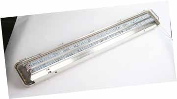 SAFE AREA INDUSTRIAL PROTECTA LED Mounting Options Pole/Stanchion Ceiling Wall Suspended The Industrial Protecta LED linear delivers to the Industry unparalleled performance and photometry bringing