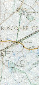Location of site within Ruscombe and Berkshire.