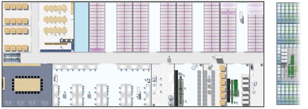A Complete layout......of your Multi Layer Plant Factory.