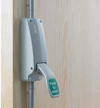 376 Series - Push Pad Emergency to EN 179 For applications not accessed by members of the public Device Type Emergency exit device to EN 179 Vertical bolts top/bottom Single point rim latch Mortice