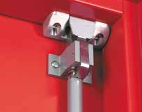 pullman latches on a vertical panic bolt provide a smooth and quiet alternative. Pullman latches are supplied as standard on Briton 376.P, 372.P and 376.PD.