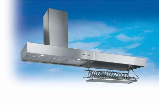 off timer 90cm professional series canopy > HP900RC Scotchbrite stainless steel finish (AISI 304 grade) High extraction tangential motor - 1000 m 3 /hr maximum drawing capacity 4 speed