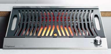 // HIGHLAND DESIGNER SERIES Barbeque AND COOKTOP indoor gas barbeque > HDBBQN/L Only approved indoor BBQ