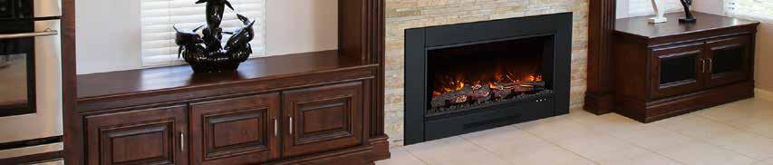Zero Clearance Insert Electric Insert Designed as a replacement insert for existing wood burning fireplaces.