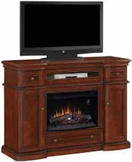 (Requires purchase of Mantel below) $549 26 Media Mantel (Required - For 26 Insert) 26MM2490-C233* Montgomery, Vintage Cherry Media Mantel (58 W x 19 ½ D x 42 H) $1,090 26DE6989-X144* Boomerang,
