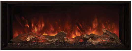 Affordable Alternative to Gas Fireplaces Can be Installed Beneath a TV Cool to the Touch with Heat On or Off Remote Control Wall Tether