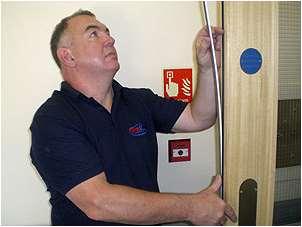Incomplete or damaged seals will not work effectively in a fire emergency.