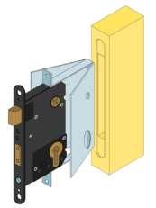 needed behind hinge blades or around lock cases Have the replacement fitted by qualified fire door