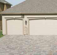 In the case of blended colors, there may be instances of pavers showing more of one blended color and then showing fairly even amounts of blended colors.