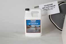 ACCESSORIES NATURAL LOOK SEALER Water-based penetrating silicone sealer waterproofs and protects concrete, brick, masonry, pavers, and stucco surfaces.