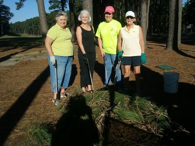 Our Linden Garden Linden Garden Clean Up! It was a beautiful sunny day for clean up of the garden after Hurricane Florence hit our area for four days!