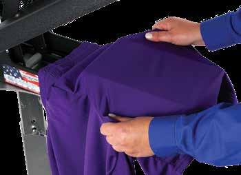 Remember to allow for the thickness of your garment when adjusting the pressure.