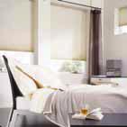 Translucent fabrics can also be used in bedrooms, if you prefer external light to filter into your