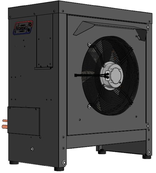 wiring connection point heavy duty cabinet, constructed of powder coated galvanized components swing out fan panel for easy access & serviceability mounting grommets for vibration isolation air coil
