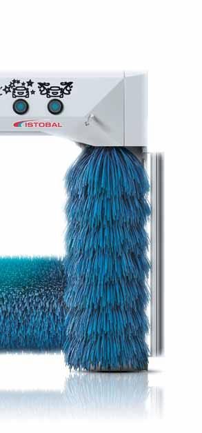 TECHNICAL DATA M NEX28 Wash and dry rollover comprising 4 vertical brushes and 1 horizontal brush controlled by power transducers.