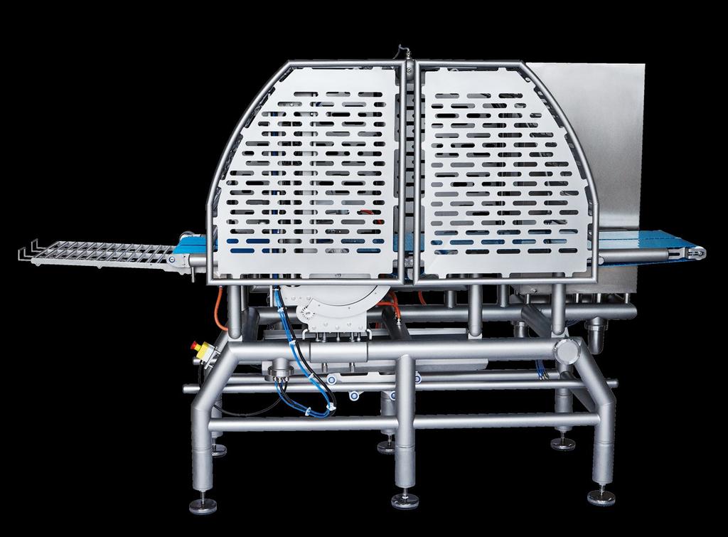 With a high focus on hygiene, easy operation, and maintenance, the Fresh Slicer DL 250 is designed and constructed in round stainless steel (AISI 304) pipes.