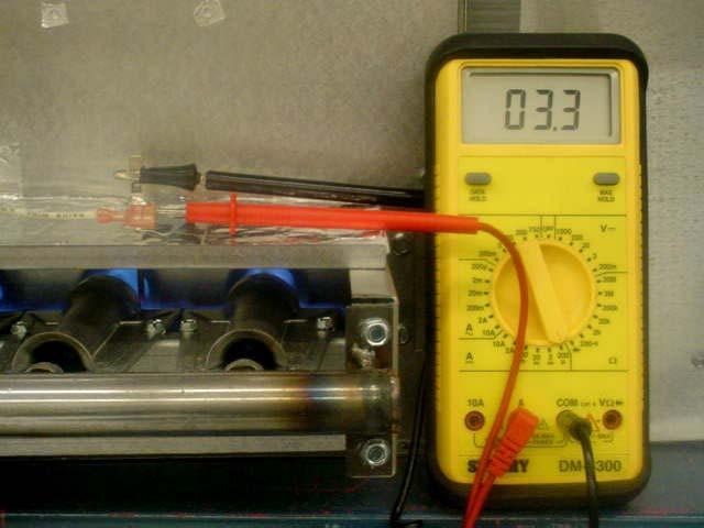 Digital VOAM with DC Microampere scale Set meter to read lowest DC micro amp scale 4.) Initiate operating cycle. When burners ignite, flame signal in micro amps will register on meter readout.