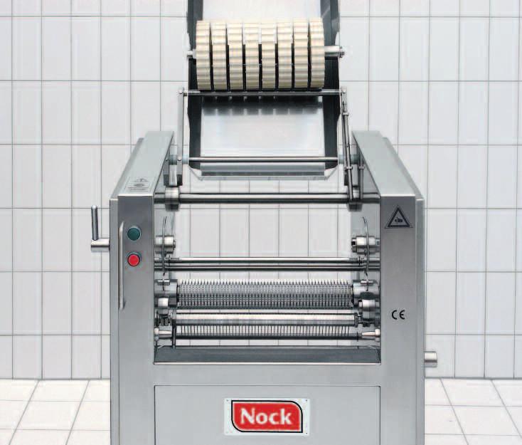 Due to the standard installed NOCK POWER PLATES, it is possible that the machines can be designed with large smooth surfaces, which are particularly hygienic and easy to clean.