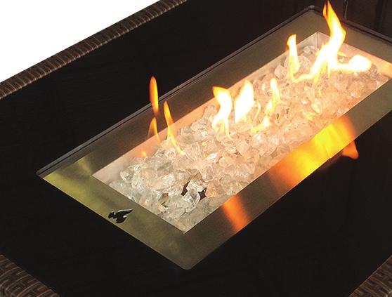 The presence of flames will confirm that the burner is burning. Periodically check that the burner flame is present during operation by visually inspecting the burner to ensure the presence of flames.