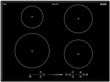 20 kw single zone (140mm diameter) GECE7002 Cooktop scraper 70cm Electric Ceramic Cooktop 4 x electric cooking zones 9 power levels Frameless ceramic glass surface Illuminated digital display