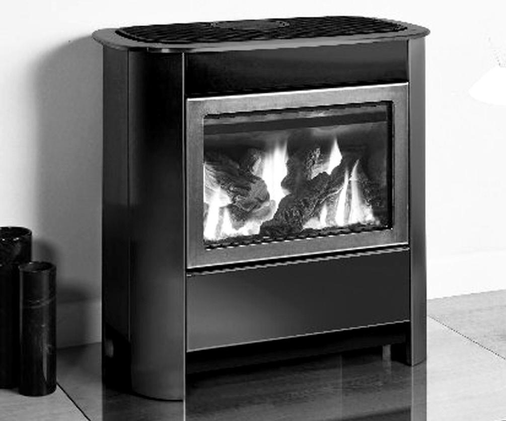 Steel Manhattan Balanced Flue Log Effect Stove Range With Upgradeable Control Valve Instructions for Use, Installation & Servicing For use in GB & IE (Great Britain & Republic of Ireland).