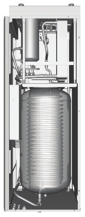 filter 13 xpansion valve 14 Hot water temperature sensor (displays maximum temperature) 15 ontrol panel