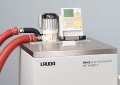LAUDA Proline Kryomats Cooling thermostats for professional use in process engineering and material testing from -90 up to 200 C Application examples Constant temperatures Notch