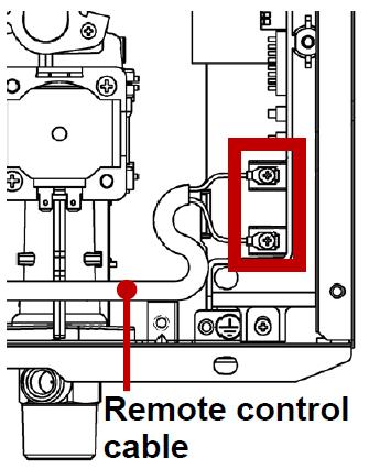 Connect Module: 1. Unplug the water heater power cord from power outlet. 2. Remove water heater front panel (use a Phillips Head screwdriver to remove 4 screws securing the panel). 3.