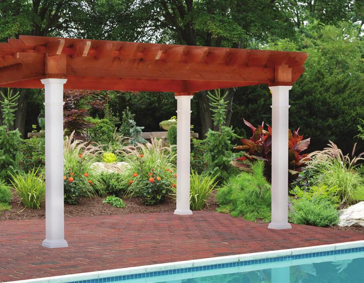 Oasis This charming pergola not only adds elegance to