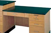 Accessories Extend Your Desk SIDE DESK FOR 5' AND 8' INSTRUCTOR S DESK It attaches to the Instructor s Desk. Crafted from solid oak, oak and hardwood veneers (same as the instructor's desk).
