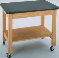 Mobile Storage Best Seller MOBILE DEMO CART Designed for the transportation of equipment and supplies. Features solid oak construction.