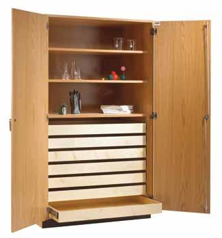 Tall Storage Large Flat Storage ROCK/PAPER STORAGE CABINET Whether you are storing paper, rocks, or insects this unit will fi t the bill.