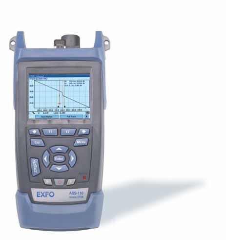 HANDHELD OTDR NETWORK TESTING OPTICAL Compact, rugged, lightweight OTDRs optimized for access/fttx and LAN/WAN network testing A single unit for testing singlemode as well as 50 and 62.