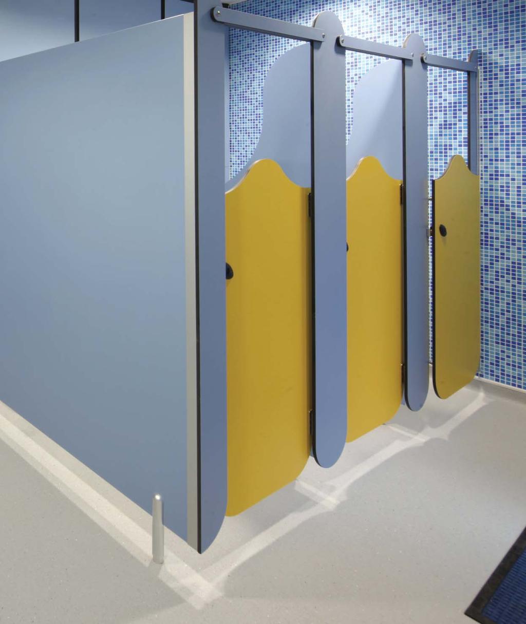 25 The unique project, which includes a rooftop five-a-side football pitch, saw Washroom Washroom provide agespecific washrooms for pupils and visitors alike.