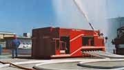 UNITS FOR HIGH RISK PROTECTION These fire fighting systems are realised to be used during large-scale emergencies.